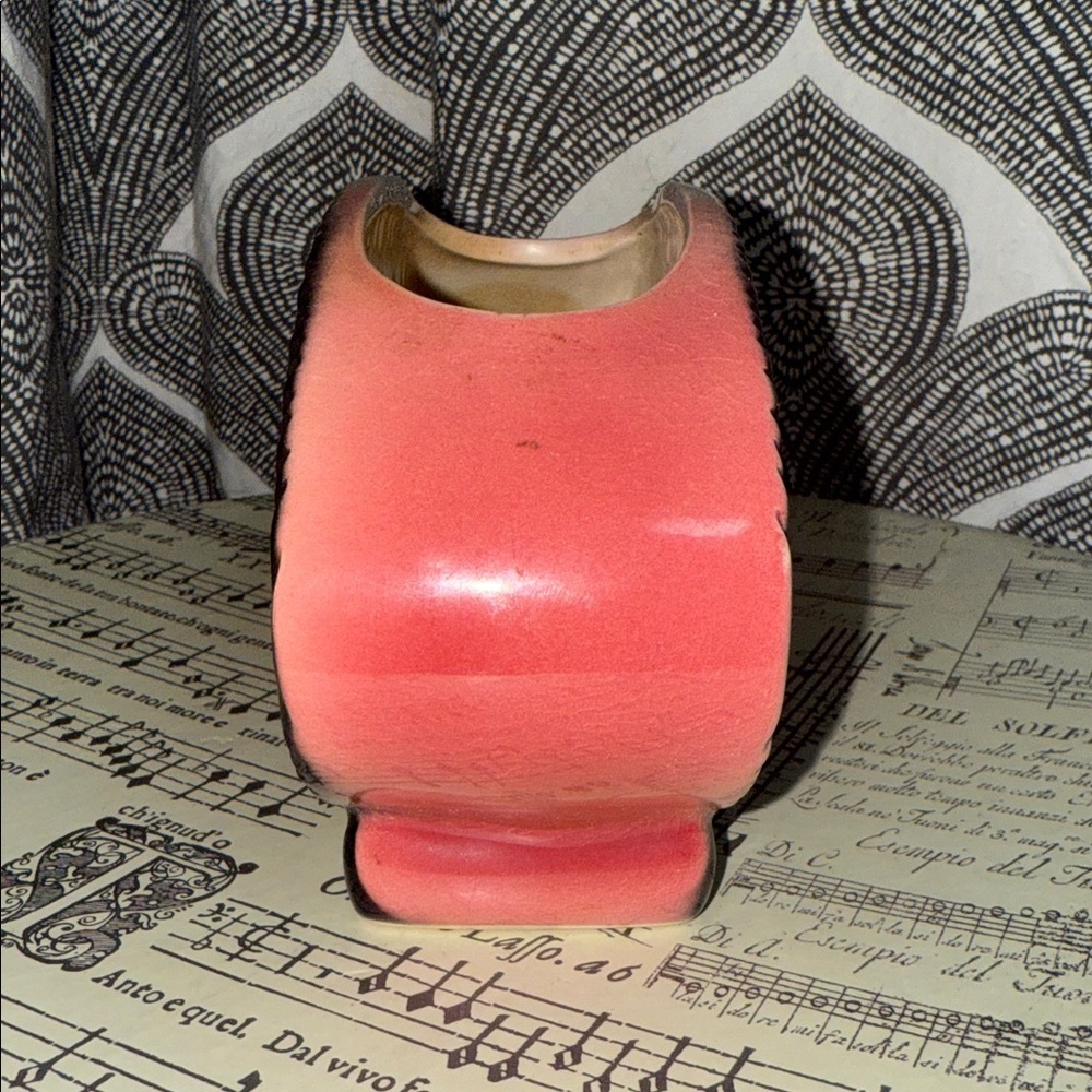 Royal Copley "Riddle" pattern footed ceramic planter - Picture 4 of 9